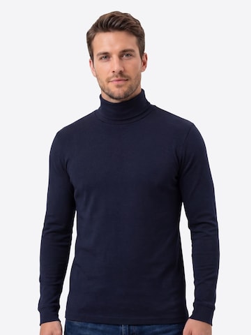 Ragman Shirt 'Basic' in Blue: front