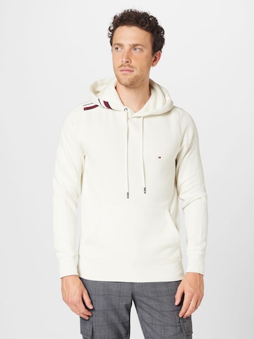 Sweat-shirt TOMMY HILFIGER en blanc : devant