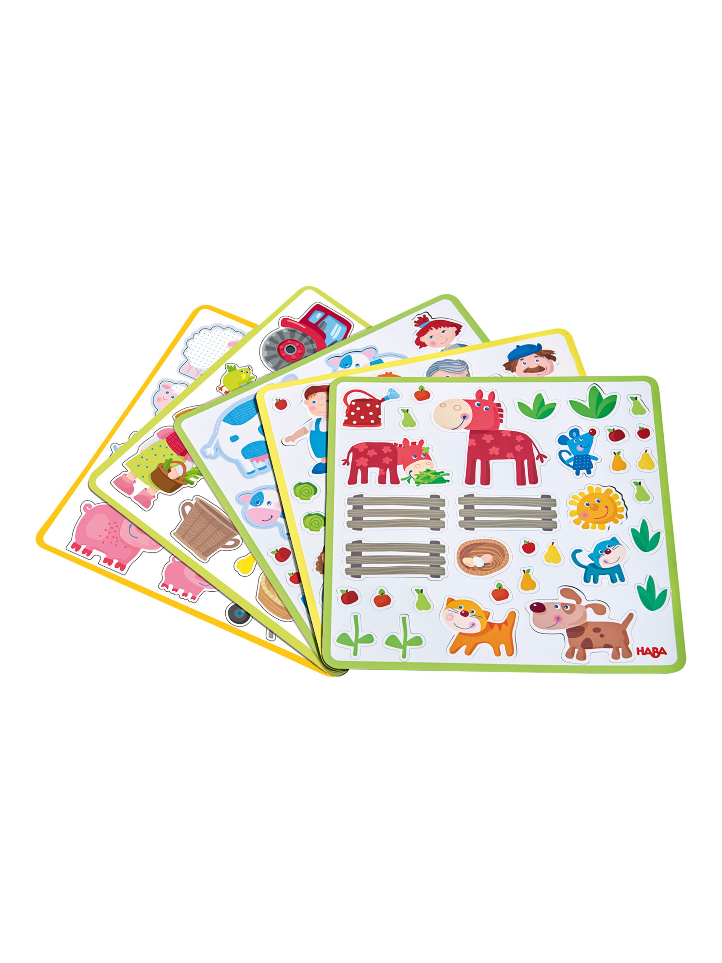 HABA Puzzle ' Magnetspiel-Box Peters und Paulis Bauernhof ' in Mischfarben: Vorderseite