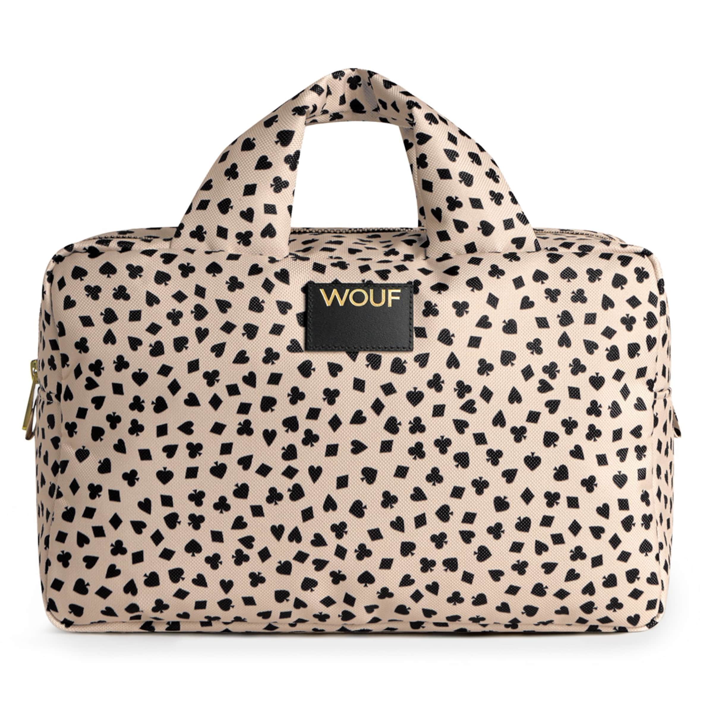 Wouf Kulturtasche 'Daily' in Beige: Vorderseite