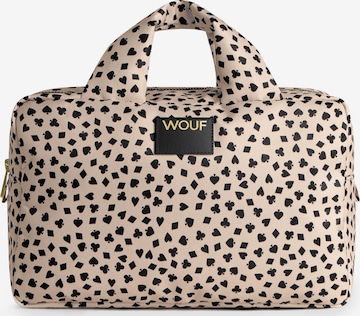 Trousses de toilette 'Daily' Wouf en beige : devant