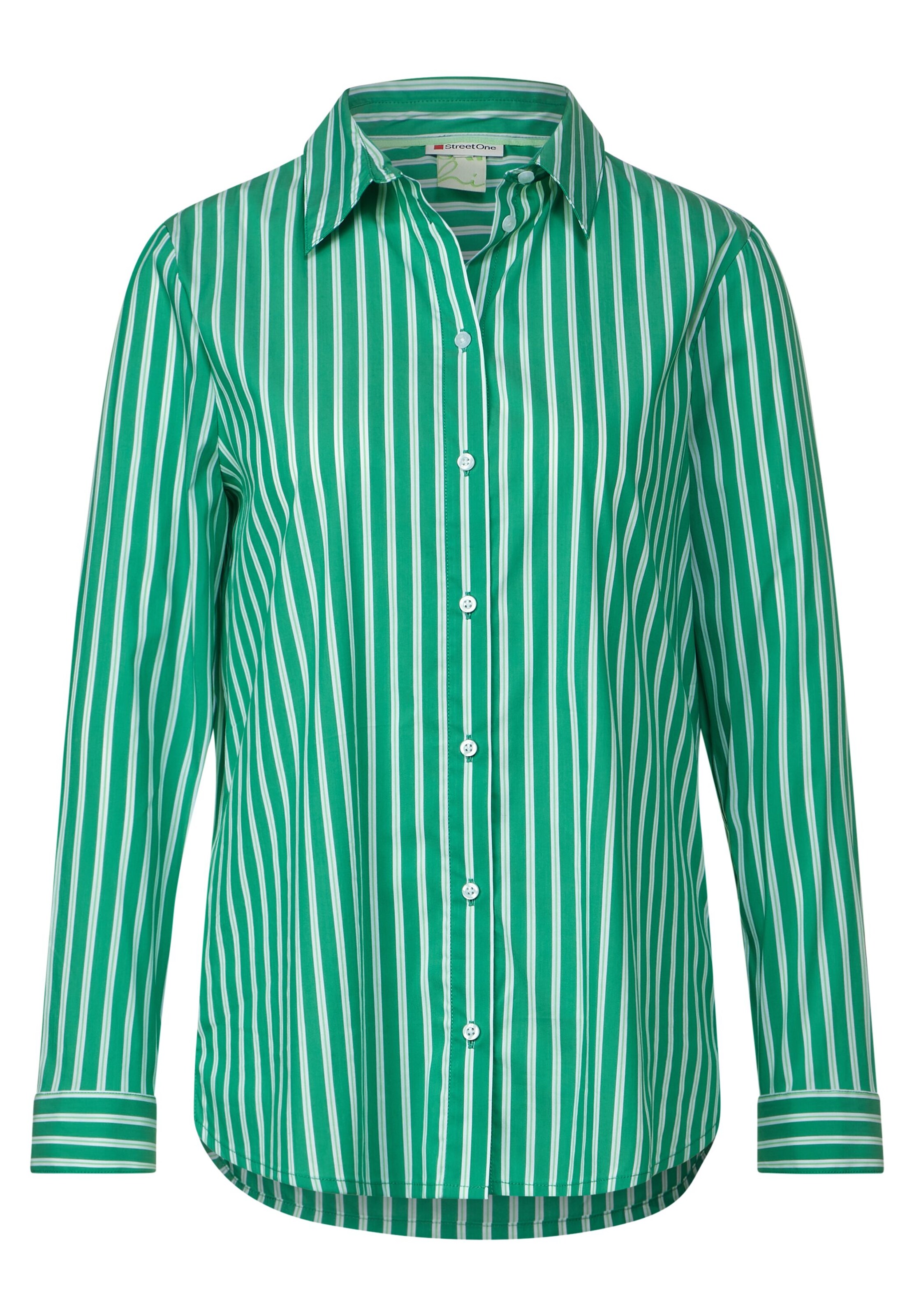 STREET ONE Bluse in Grün: Vorderseite
