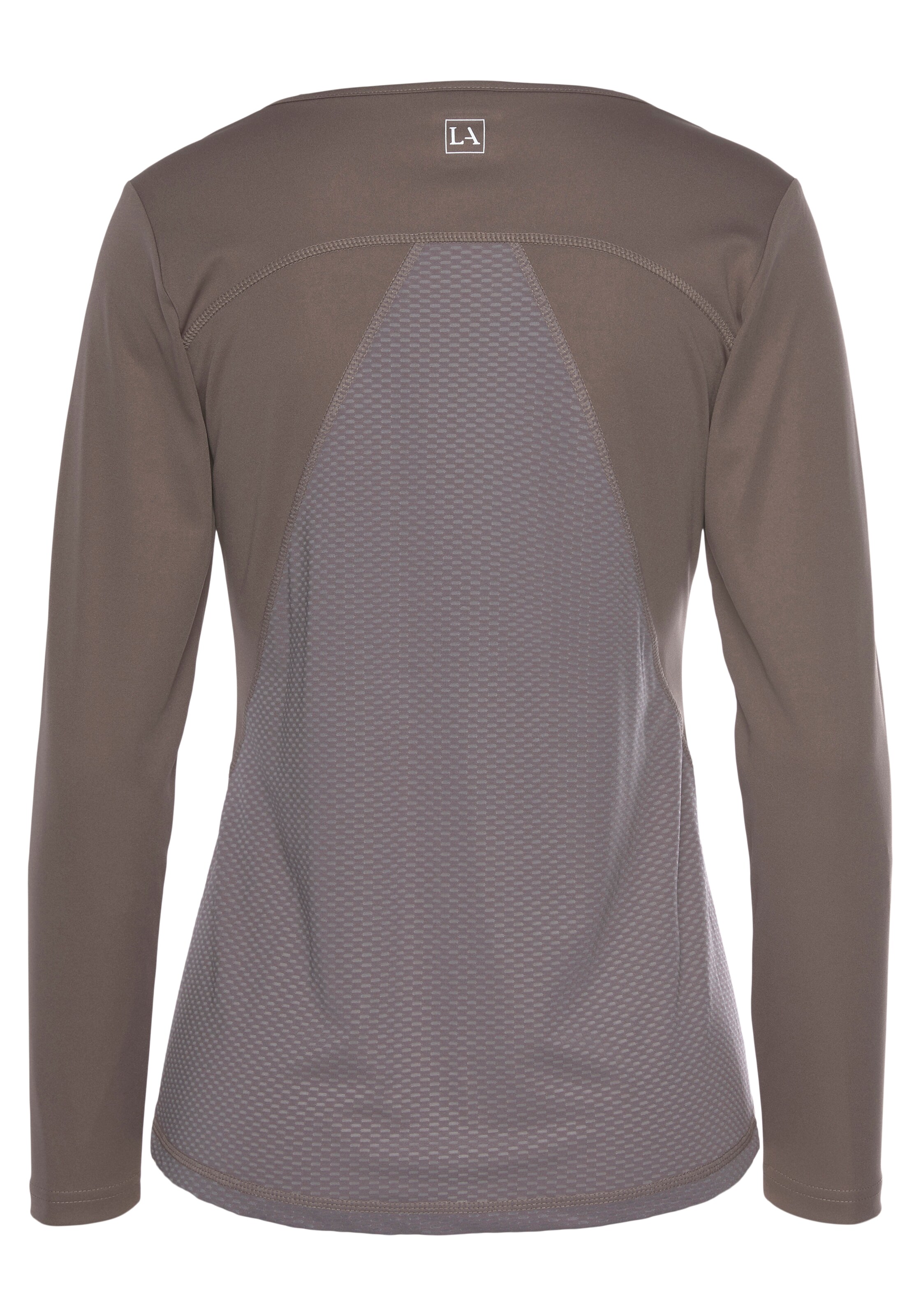 LASCANA ACTIVE Koszulka funkcyjna w kolorze brązowy