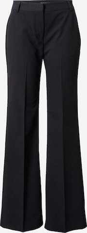 Sisley Παντελόνι με τσάκιση σε μαύρο: μπροστά