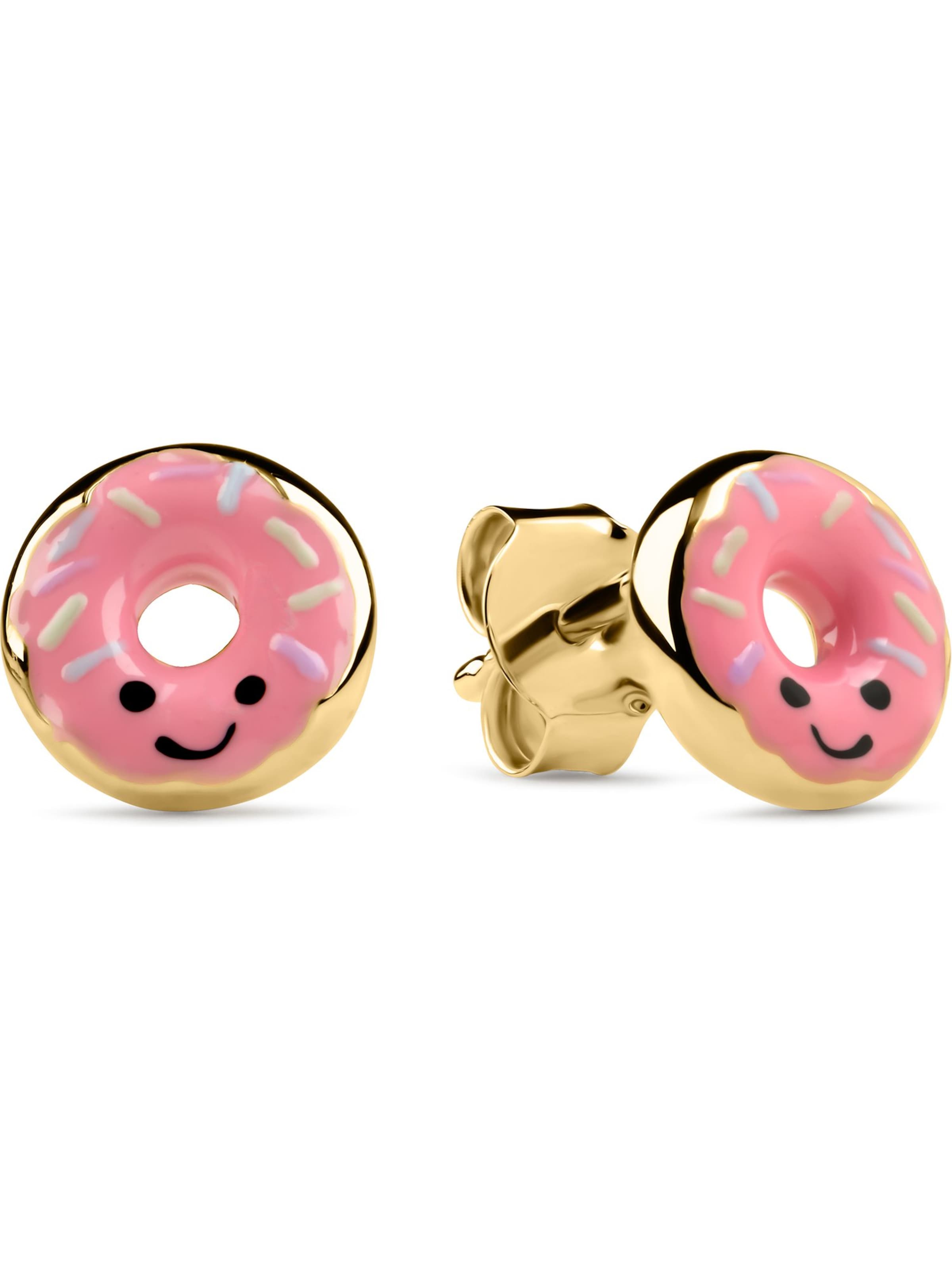 FAVS Ohrring in Gold: Vorderseite