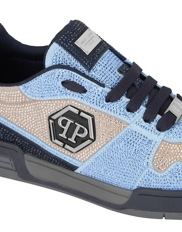 Baskets basses Philipp Plein en bleu