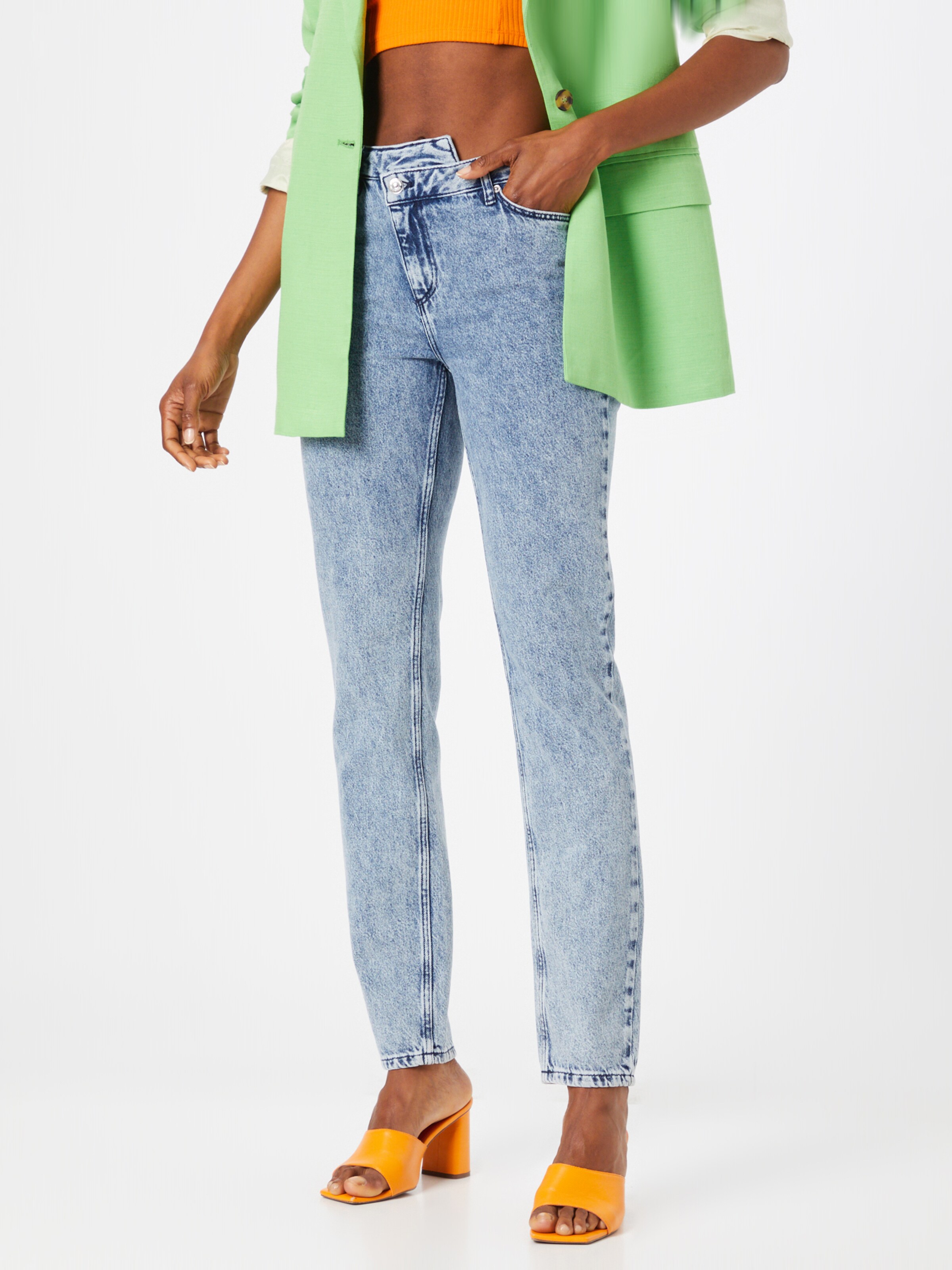Frauen Jeans NEON & NYLON Jeans 'CARLY' in Blau - OW44485 Frauen Jeans NEON & NYLON Jeans 'CARLY' in Blau - OW44485