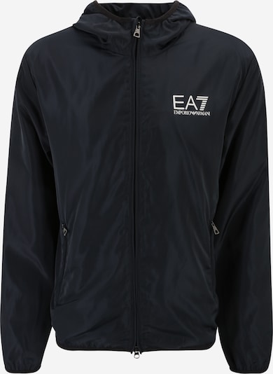 EA7 Emporio Armani Prehodna jakna | nočno modra / bela barva, Prikaz izdelka