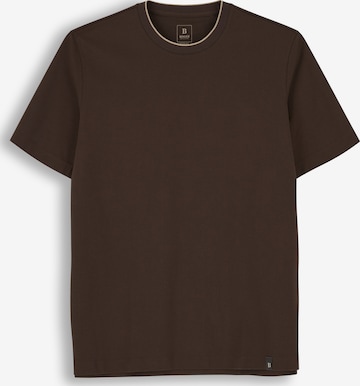 Boggi Milano T-Shirt in Braun: Vorderseite