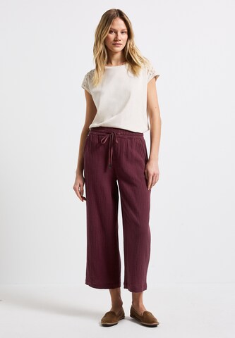 STREET ONE Wide leg Pants in Red