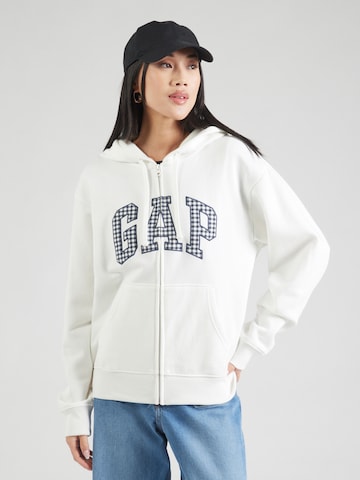 GAP - Casaco em moletão 'HERITAGE' em azul: frente