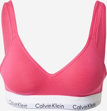 Sutien de la Calvin Klein Underwear pe roz: față