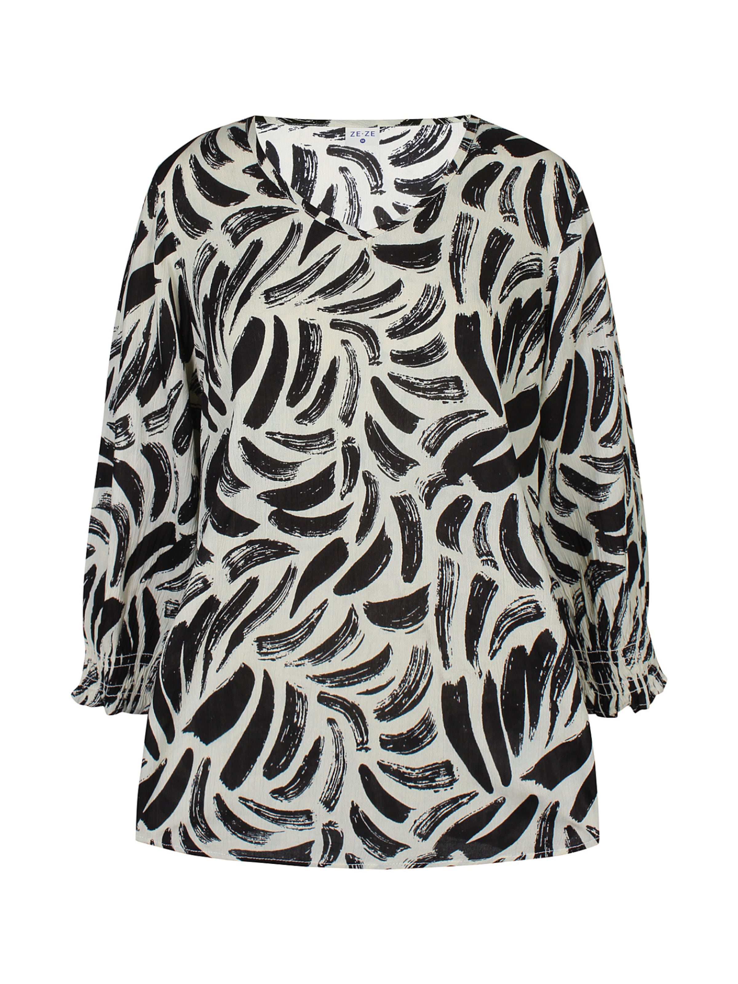 Chemisier 'Exella 18' ze-ze en noir : devant