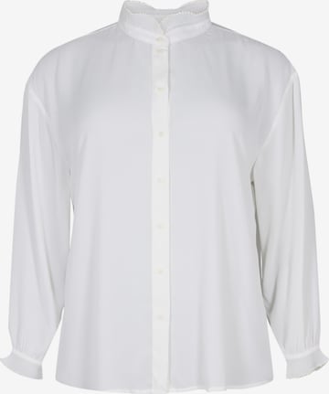 Zizzi Bluse 'MBRYTY' i hvid: forside