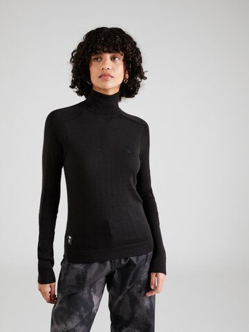 G-Star RAW Pullover 'Core' in Schwarz: predná strana