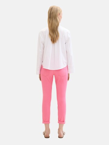 TOM TAILOR Slimfit Hose in Pink