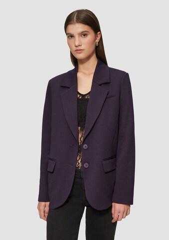 Blazer QS en violet : devant