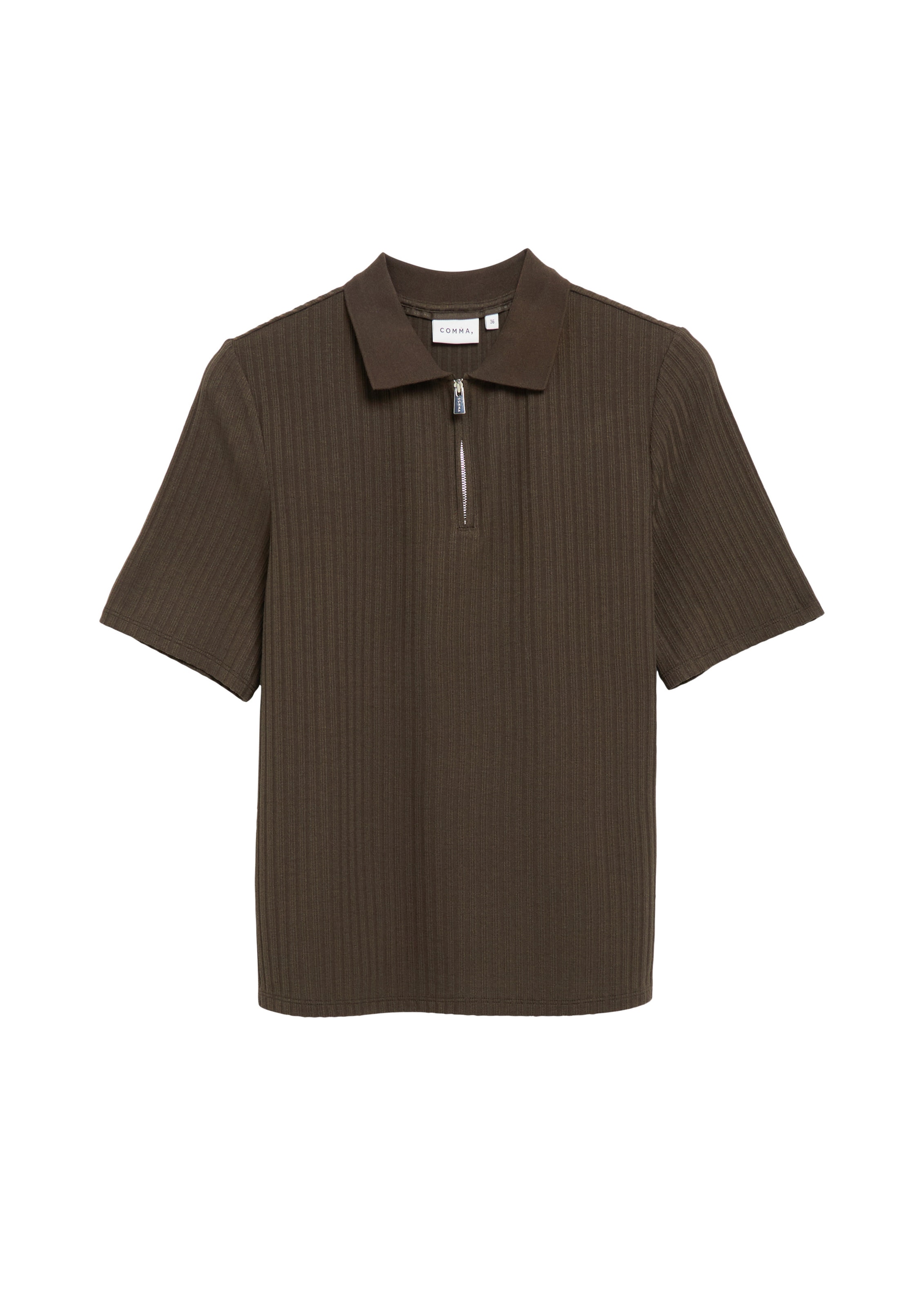 COMMA T-shirt en XS en brun foncé, Vue avec produit