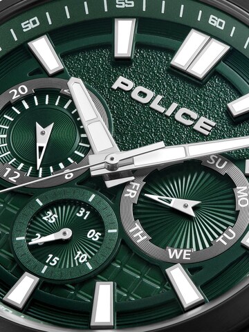 POLICE Analog Watch 'Function watch Rangy' in Green