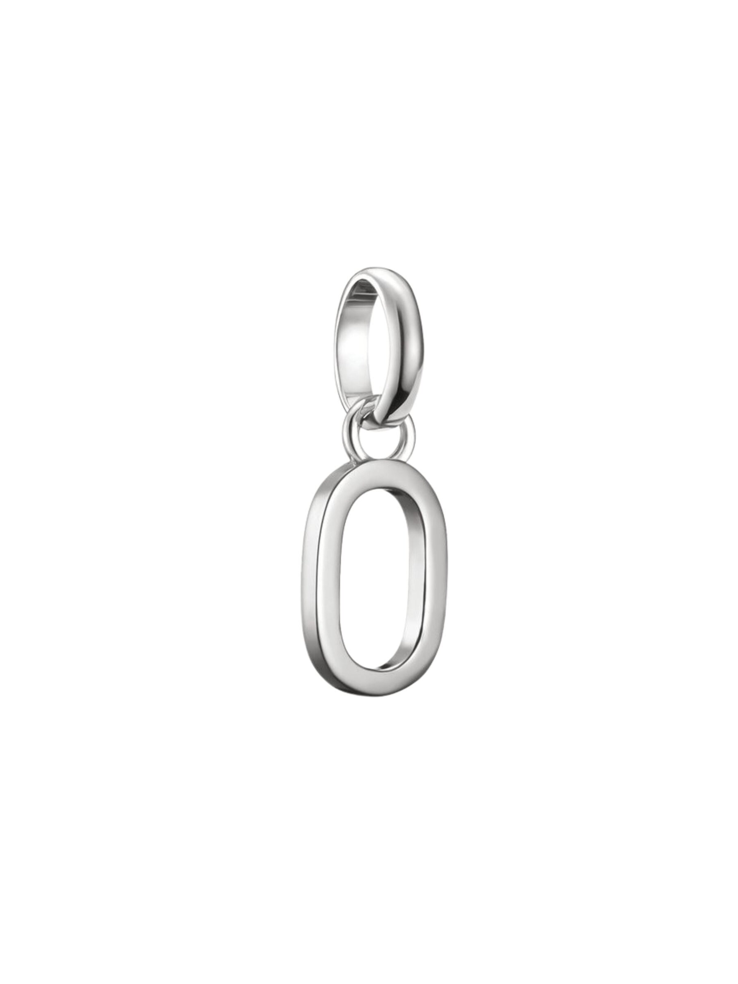 Thomas Sabo Pendant 'Charm-Anhänger Buchstabe O Connect Silber' in Silver: front
