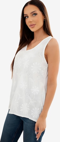 Lumera Bluse 'Zelda' in Weiß: Vorderseite