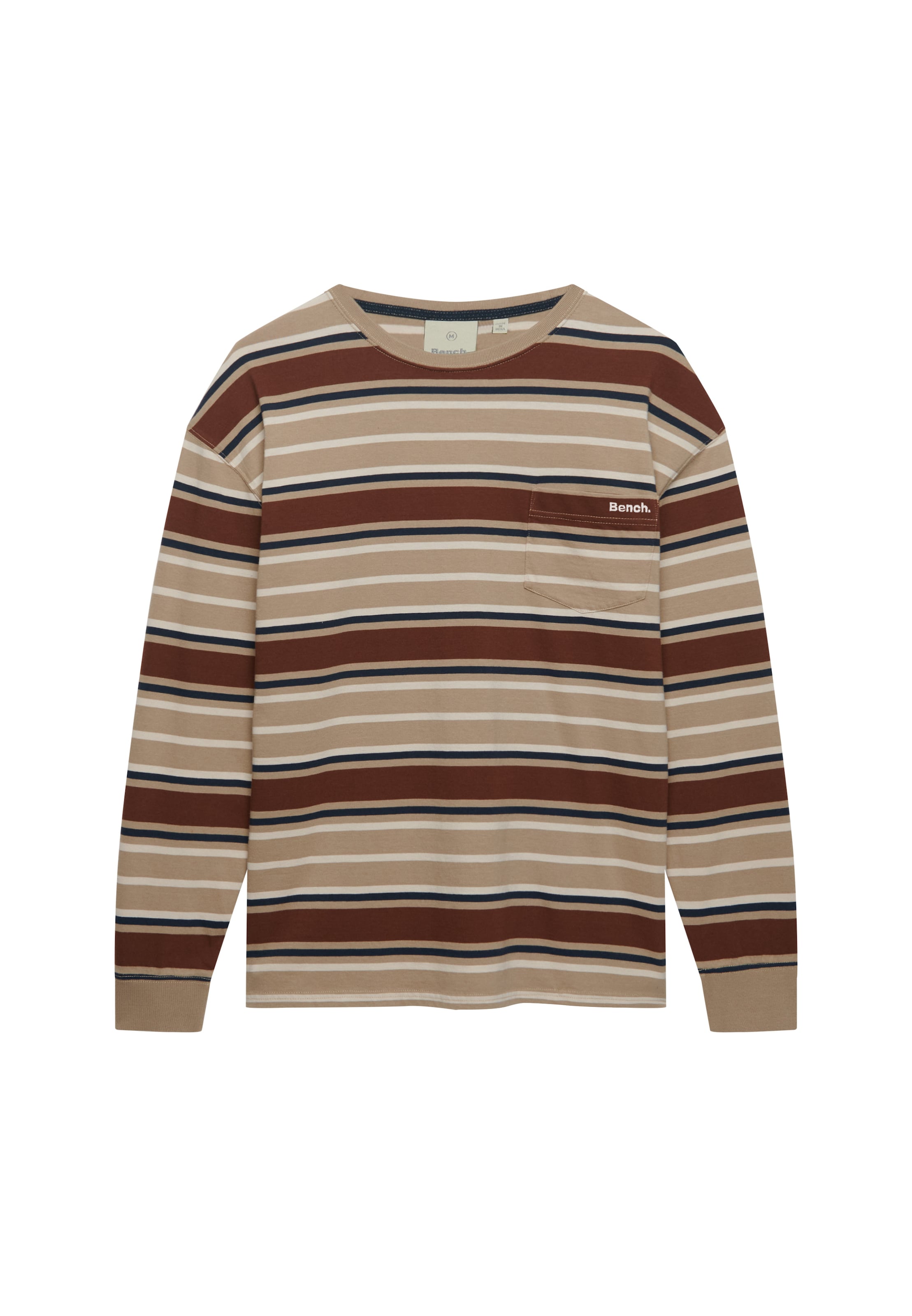 T-Shirt 'Bench X Superdry & Co' BENCH en marron : devant