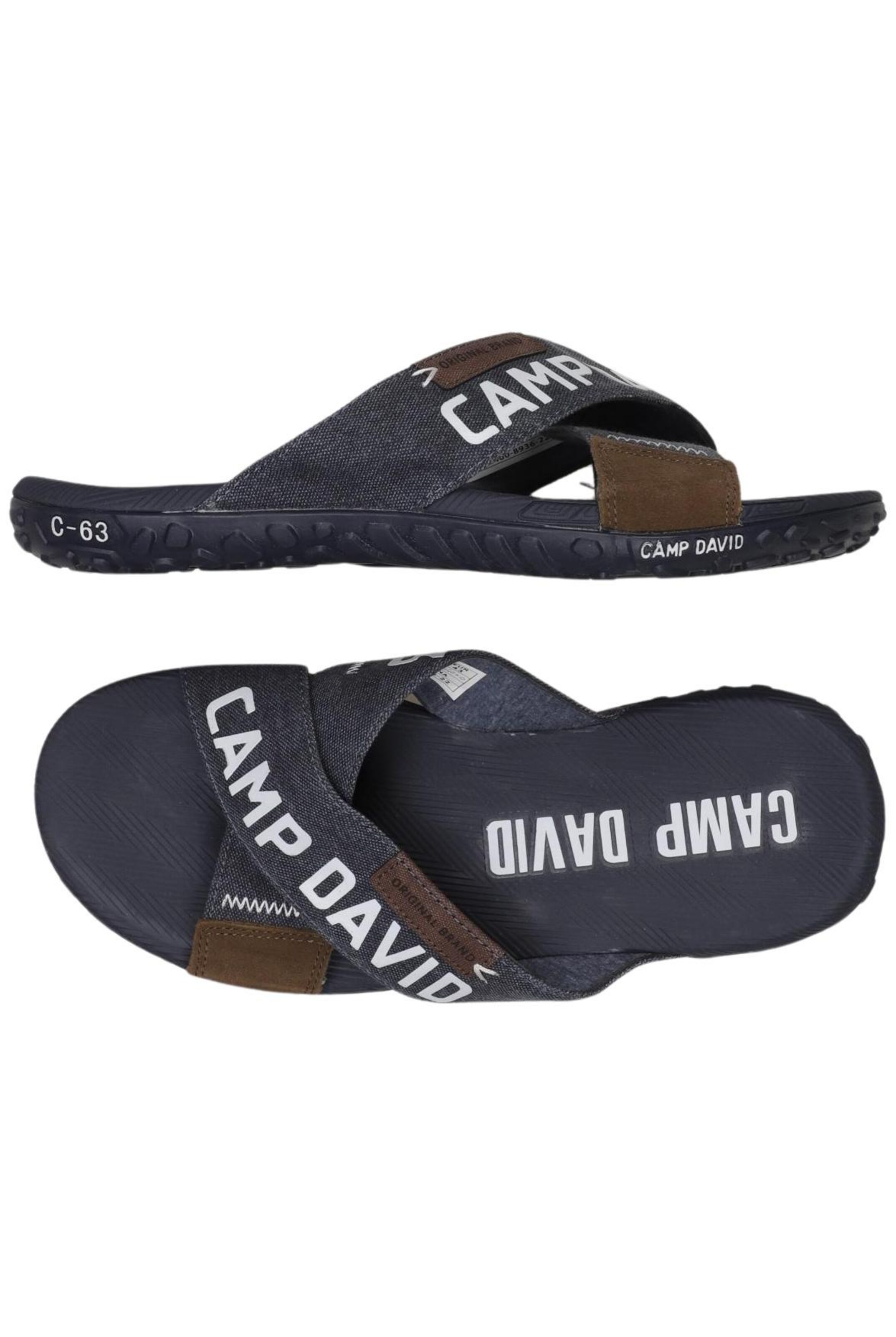 CAMP DAVID Sandals & Slippers in 43 in Blue: front