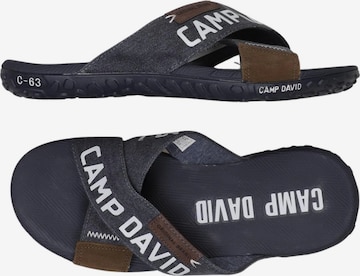CAMP DAVID Sandalen 43 in Blau: Vorderseite