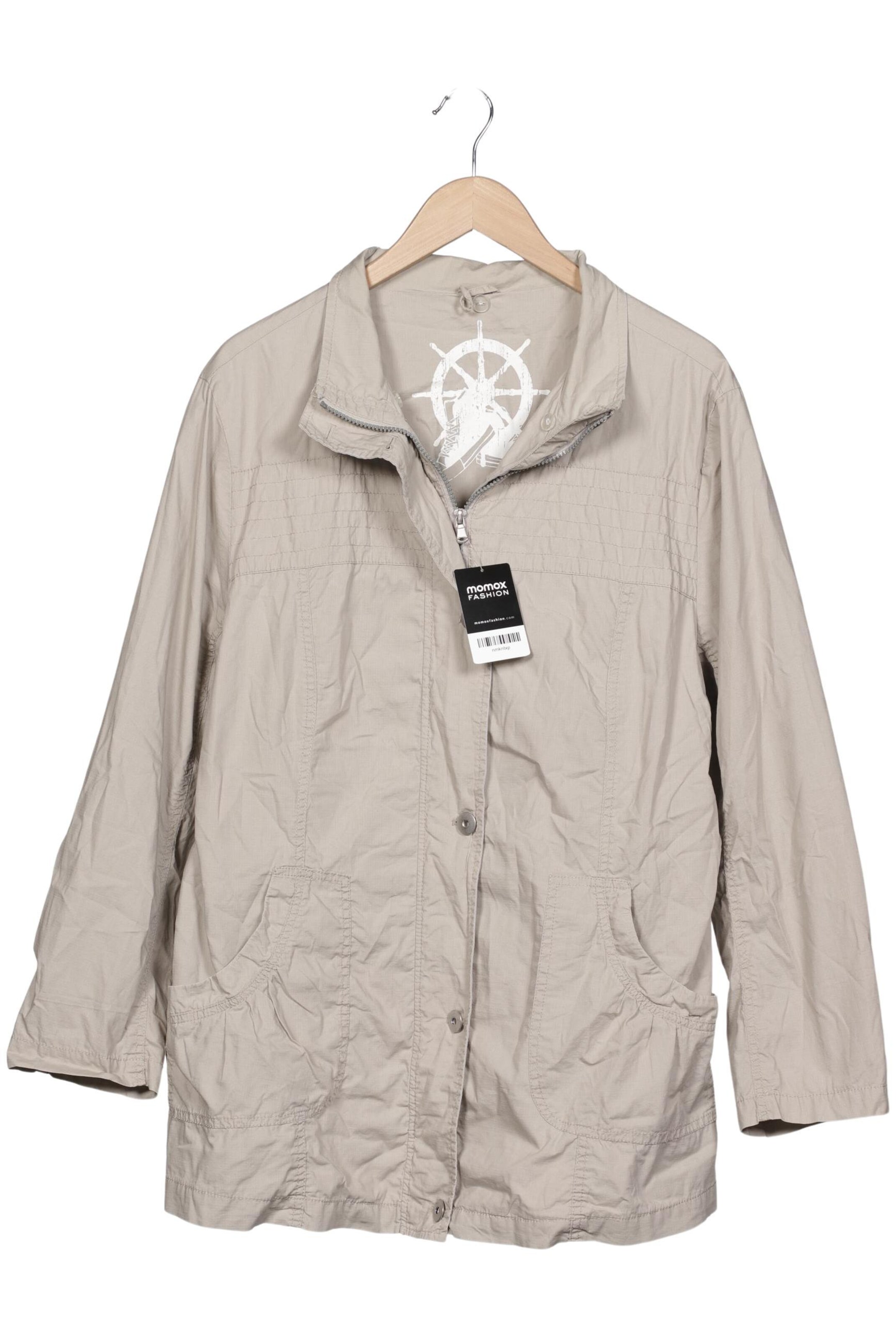 Ulla Popken Jacket & Coat in XXXL in Beige: front