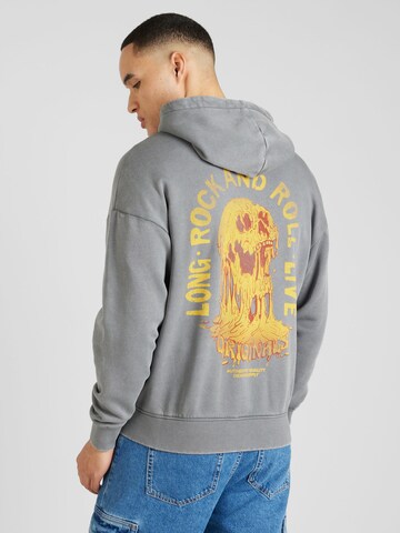 JACK & JONES Sweatjacke in Grau: Vorderseite