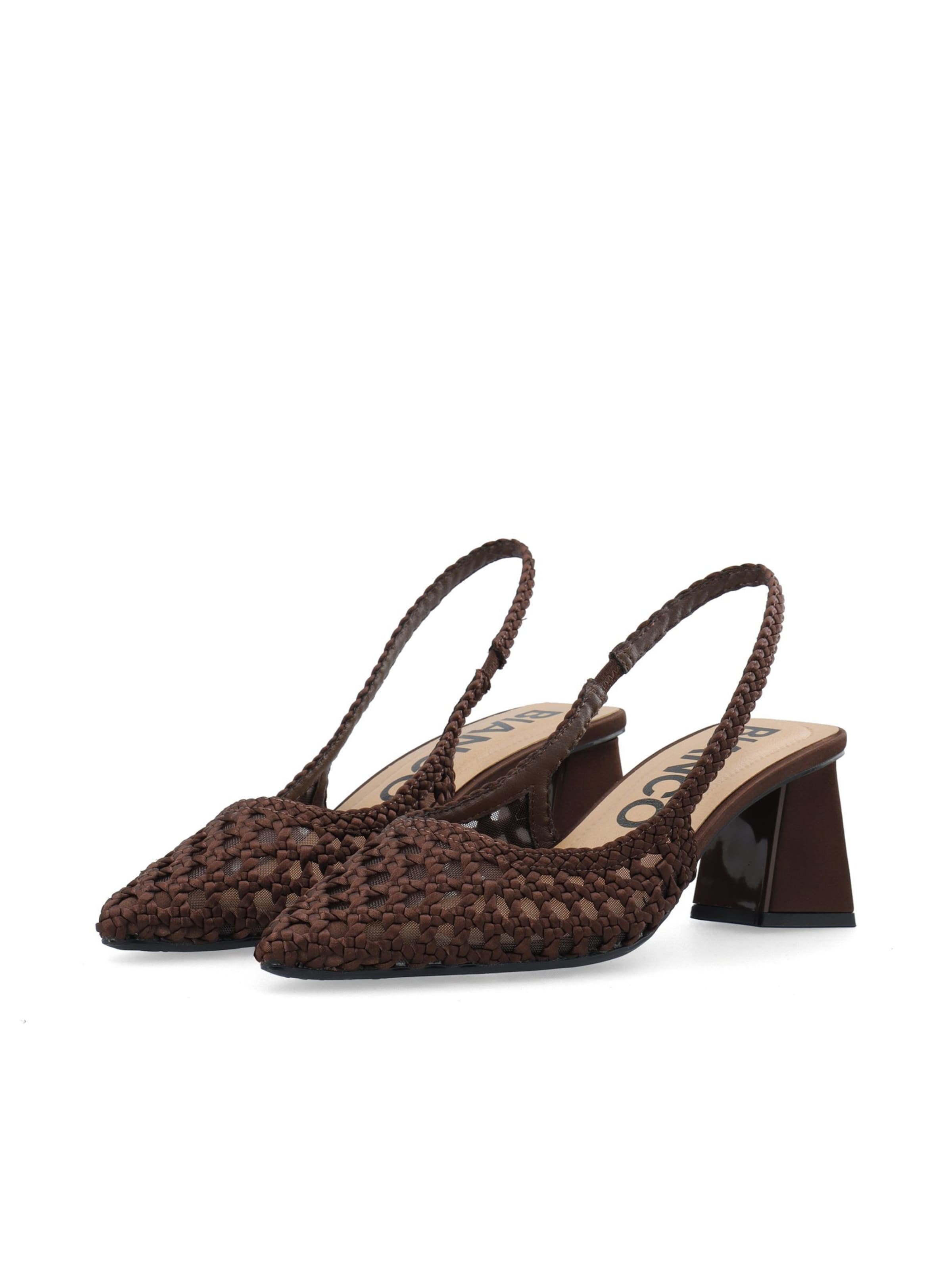 Bianco Slingback pumps 'MARALYN' in Brown