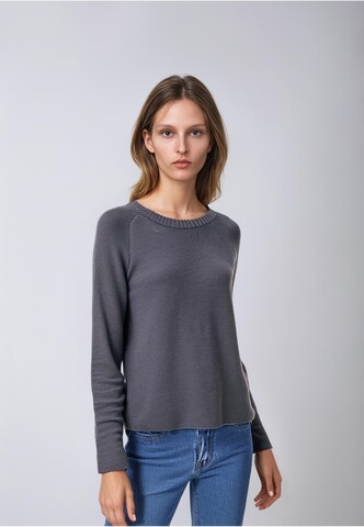 rethinkit studios Pullover 'Oslo' in Grau: Vorderseite