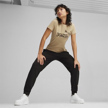 PUMA T-Shirt 'Ess+' in Beige