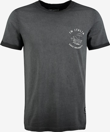 Key Largo Koszulka 'Pazzo' w kolorze szary: przód