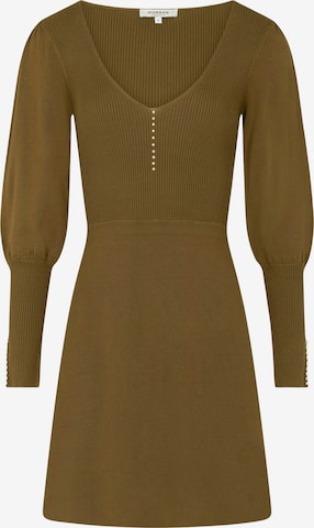 Morgan Knitted dress in Green: front