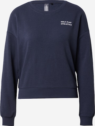 ONLY PLAY Athletic Sweatshirt 'MAE' in Blue: front