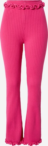 Daisy Street Flared Broek 'BECKY' in Roze: voorkant