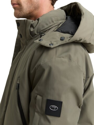 TOM TAILOR Winterparka in Grün