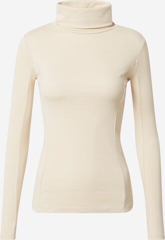 NU-IN T-shirt i beige: framsida