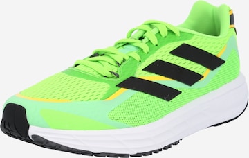 ADIDAS PERFORMANCE - Zapatillas de running en verde: frente