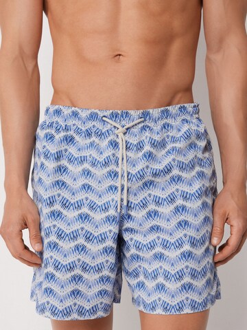 CALZEDONIA Board Shorts 'Formentera' in Blue: front