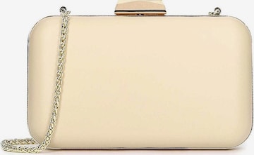 Kazar Clutch in Beige: front