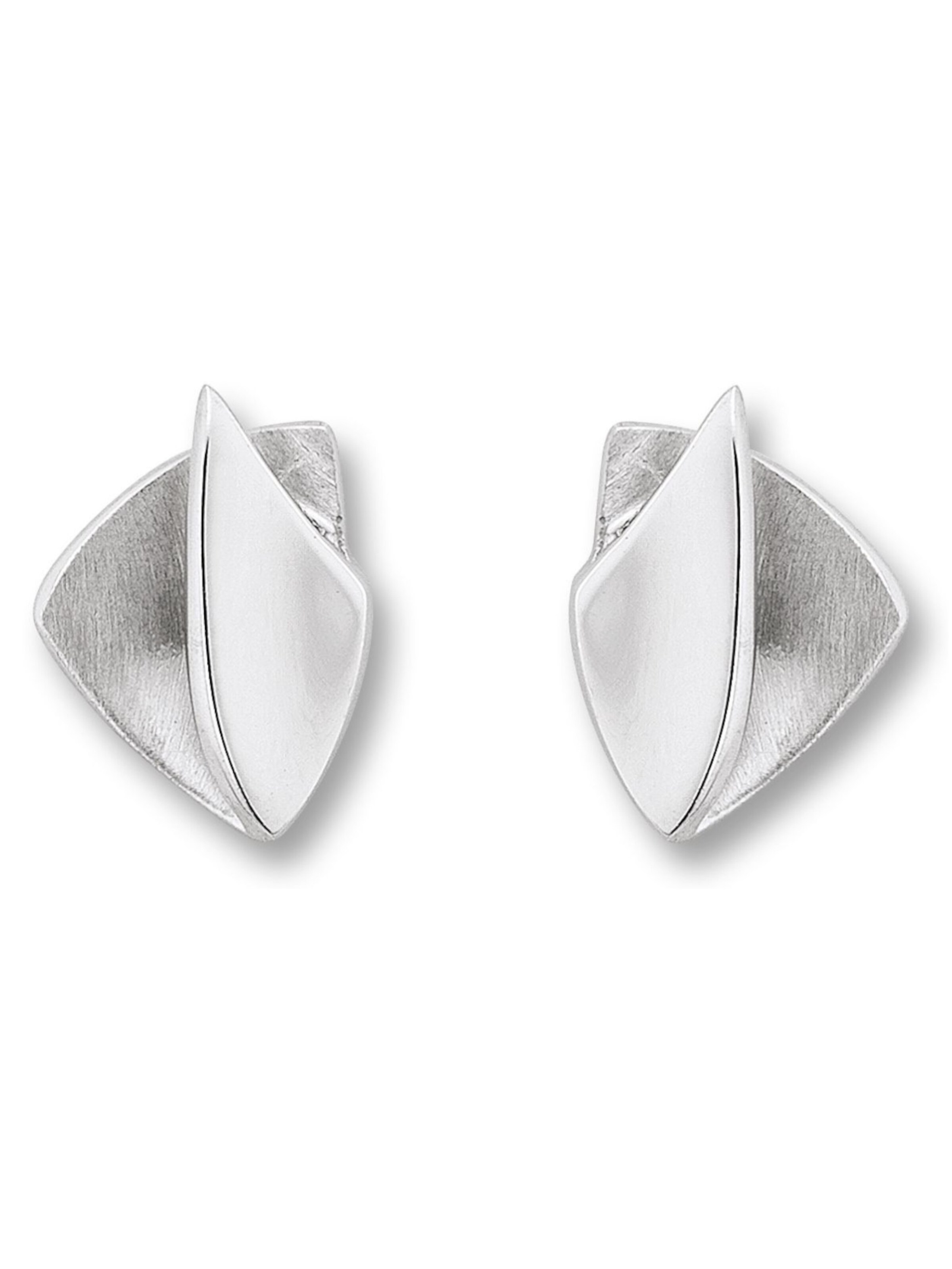 ONE ELEMENT Ohrringe in Silber: Vorderseite