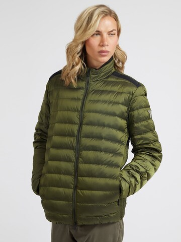 GUESS Between-Season Jacket in Green: front