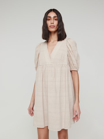 Robe 'Miriam' EDITED en beige : devant