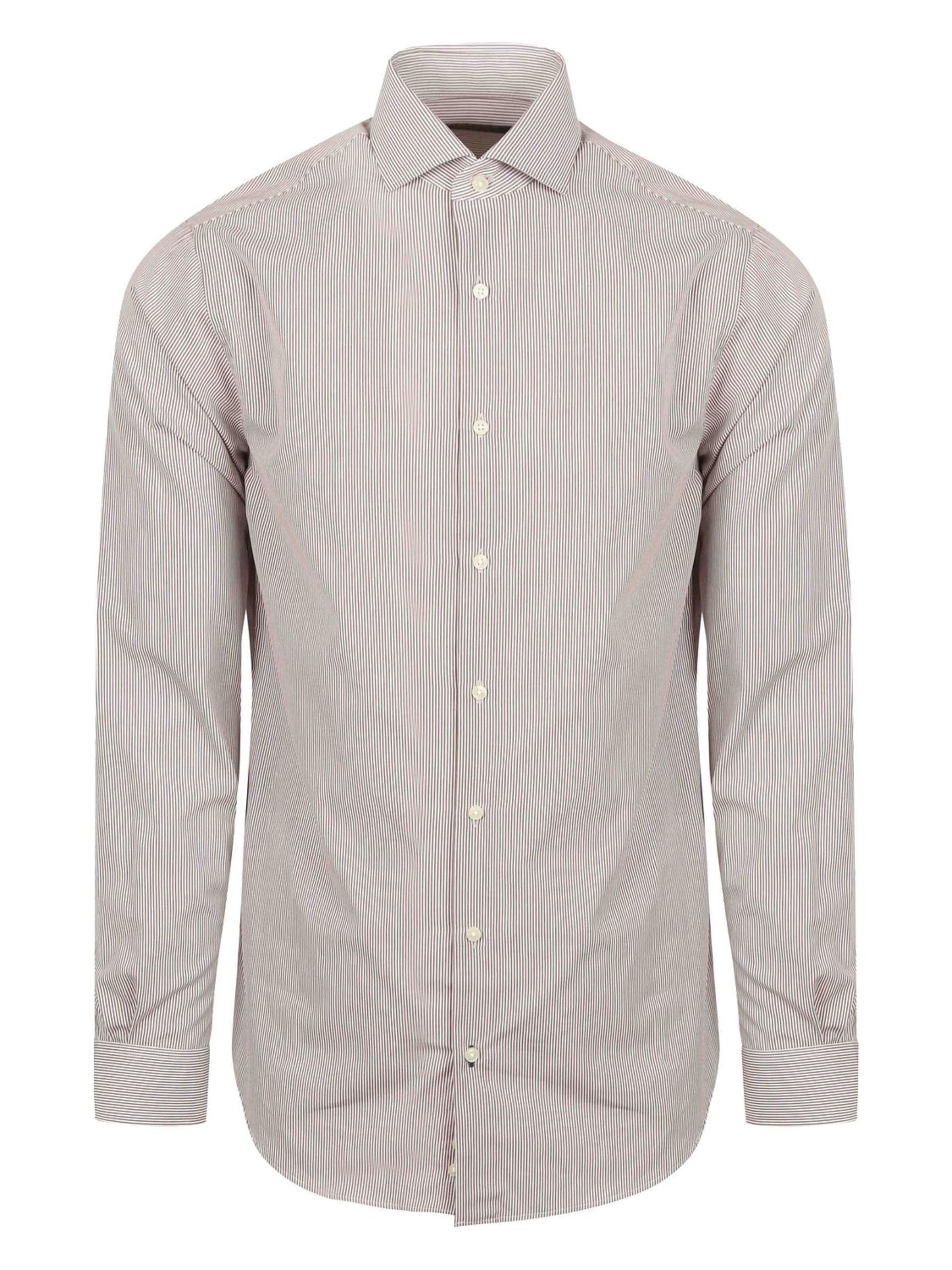 Steppin' out Button Up Shirt in Brown: front