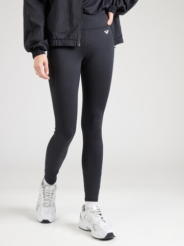 ROXY Skinny Sporthose 'EVERYDAY' in Schwarz: Vorderseite