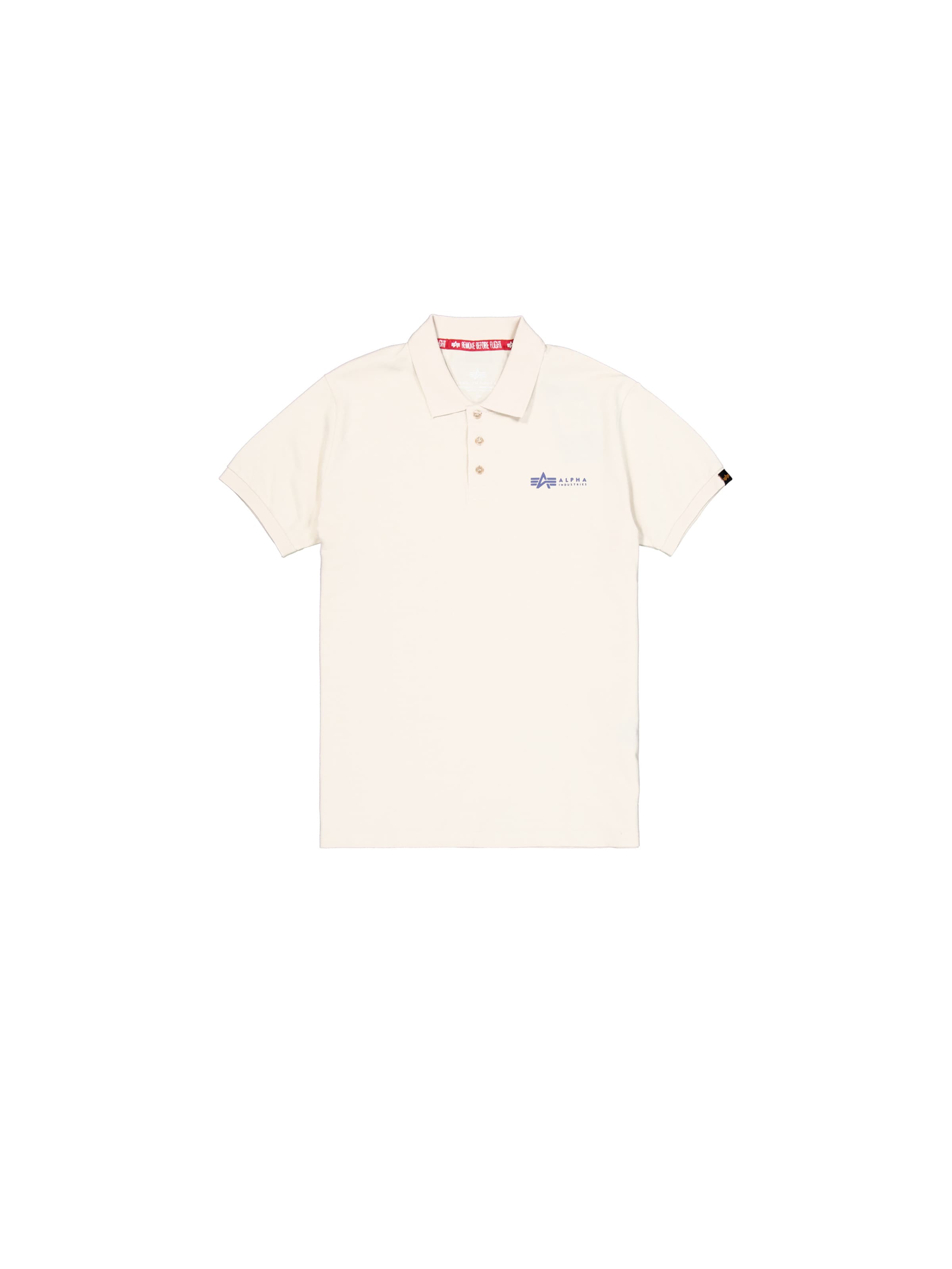 ALPHA INDUSTRIES Majica | bela barva: sprednja stran