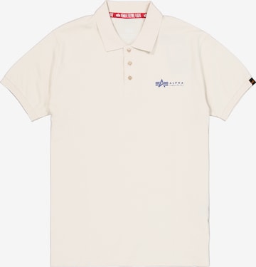 balta ALPHA INDUSTRIES Marškinėliai: priekis