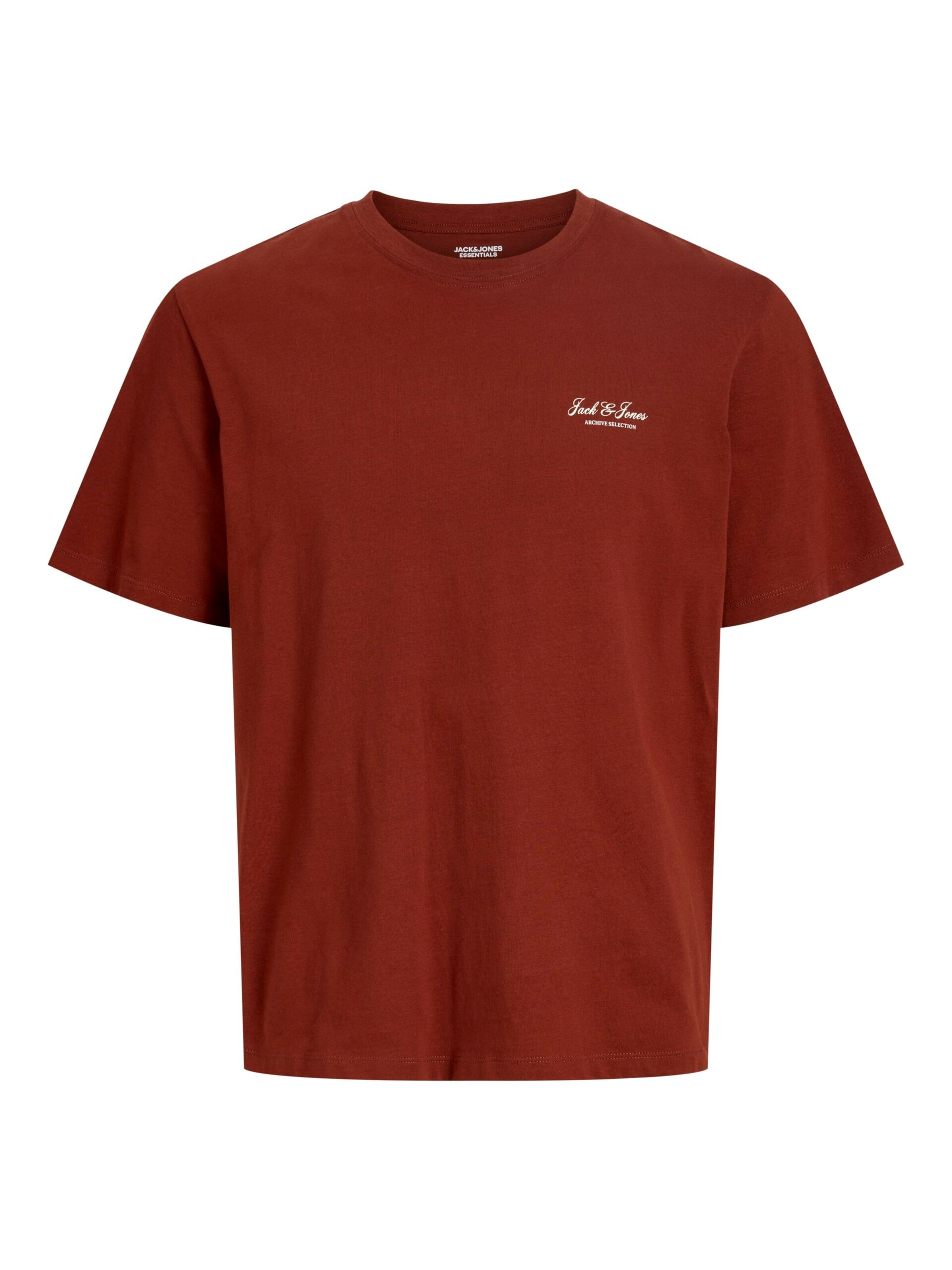 JACK & JONES Shirt in Red: front